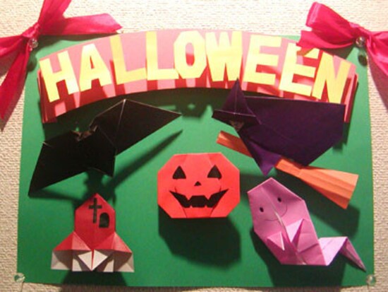 折り紙でハロウィンデコレーション！