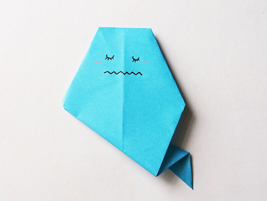 おばけの折り紙の簡単な折り方｜ハロウィン折り紙