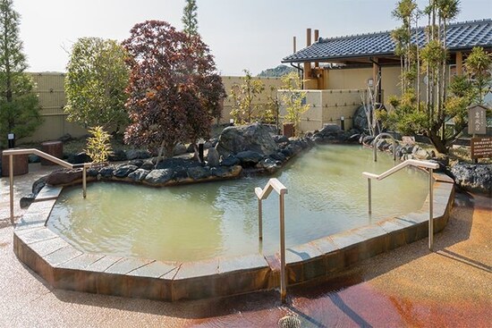 柏市の満点の湯 露天風呂