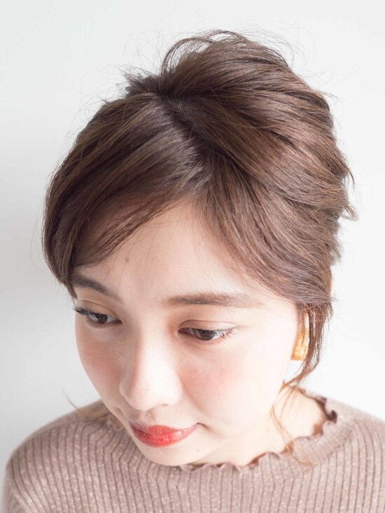 画像 2 シースルーバングをカーラーで作るやり方 韓国風の前髪アレンジ ヘアアレンジ All About