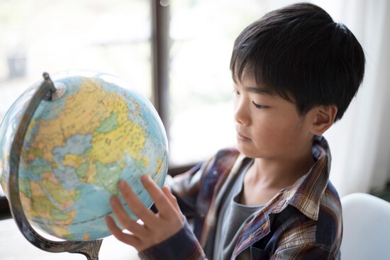 学習に役立つ地球儀