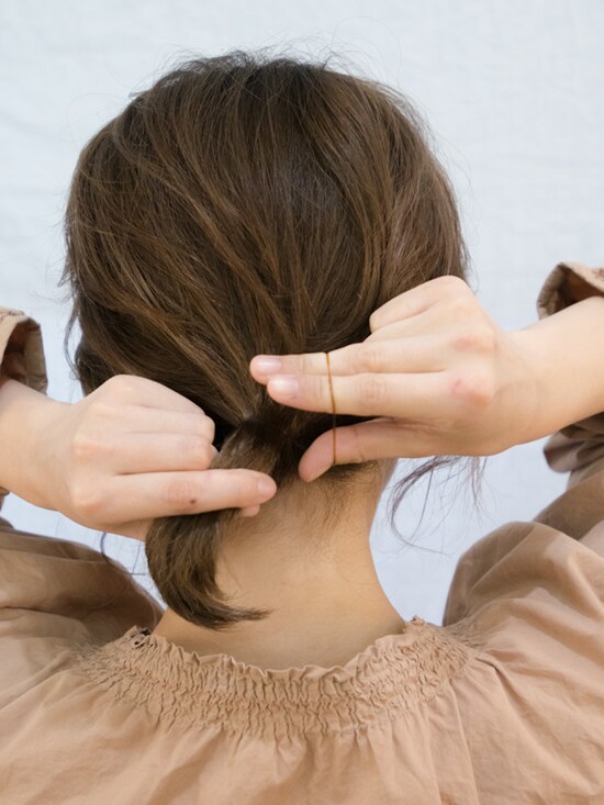 画像 10 41 丸顔に似合うヘアアレンジは 大人な髪型を紹介 ヘアアレンジ All About