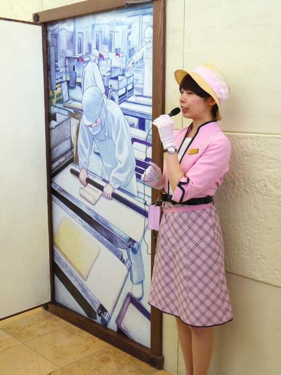 生地を伸ばす工程