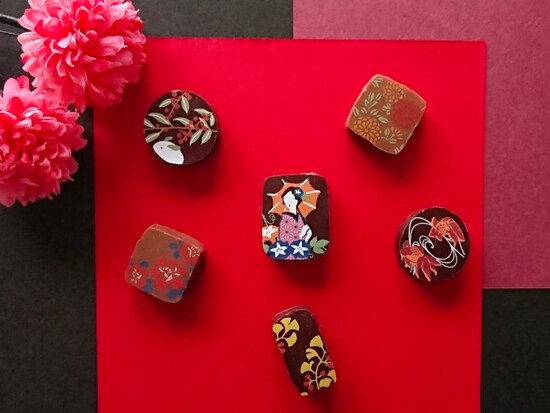 ひとつひとつがアーティスティックな京都別邸のショコラ