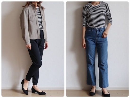 楽チンなローヒールパンプスがあればスタイルアップもおしゃれ見えも叶います