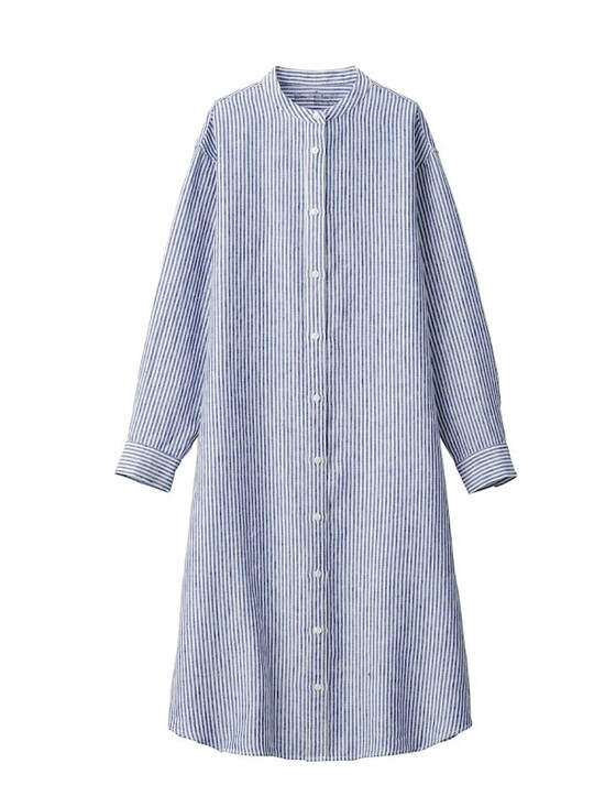 爽やかなブルーストライプも明るく見えて、おすすめです