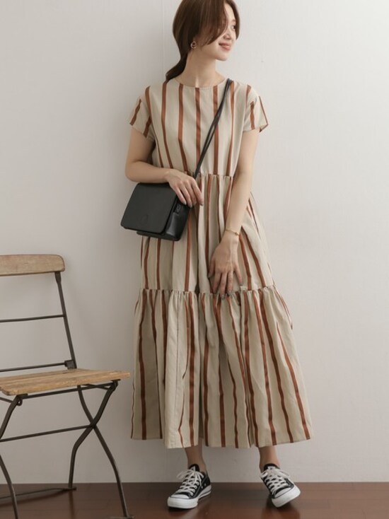 主役級ワンピースを毎日コーデに取り入れるときにもおすすめ　出典：WEAR
