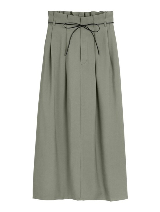 GU ベルト付きペーパーバッグナロースカート 1990円（税抜）