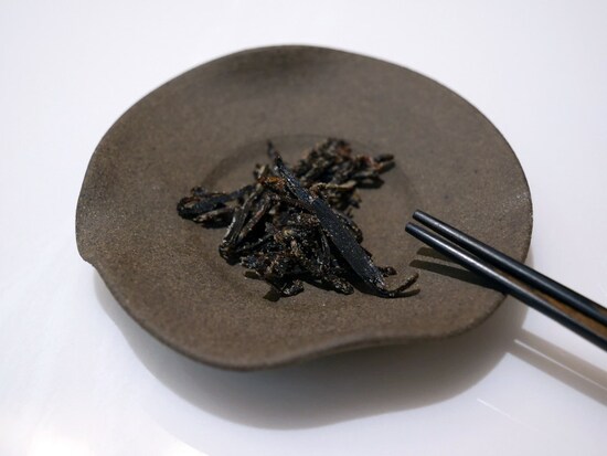 口直しの塩こぶ付き