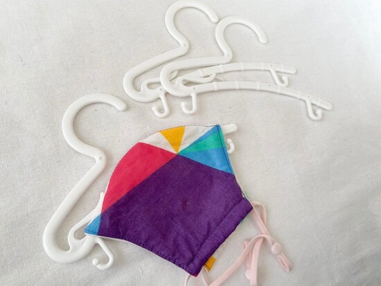 ダイソーマスク用ハンガー