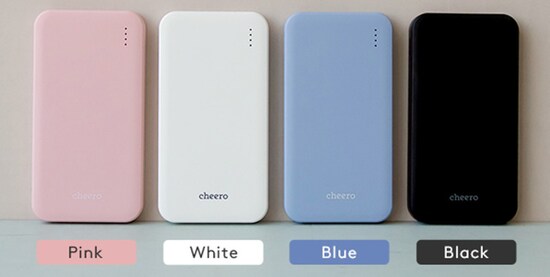 cheeroの「cheero Bloom 10000mAh」。実売価格は1980円（税込）