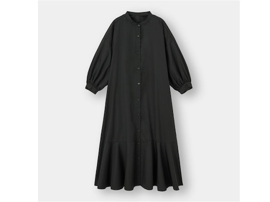 GU バンドカラーシャツワンピース 2990円(税込)
