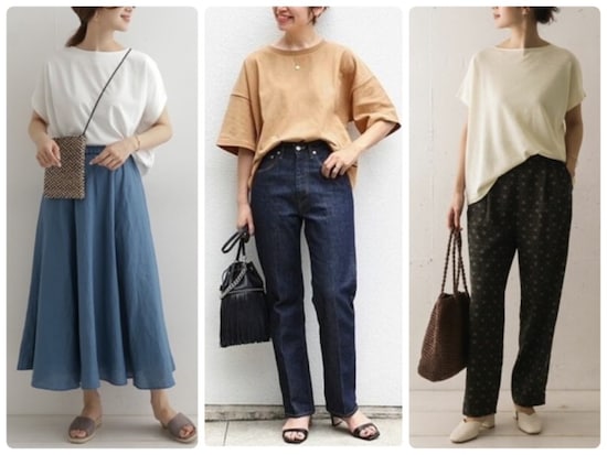 カジュアル感が難しい40代女性のTシャツコーデ、意識したいポイントは？