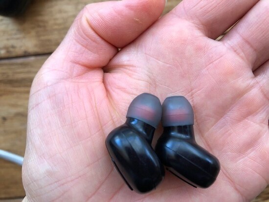 筆者の耳にはフィット