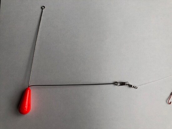 天秤を曲げて仕掛けをセット