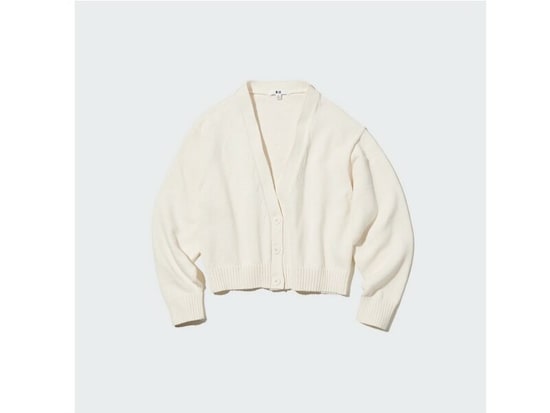 ユニクロ　ウォッシャブルショートカーディガン　2990円（税込）