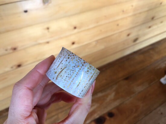 「マスキングテープ　キラキラ箔押しタイプ　ナイアガラ花火」