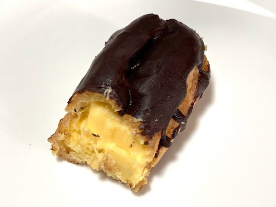 パリパリのチョコとしっかりした味のカスタード