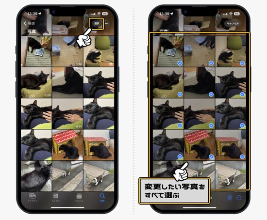 編集内容の一括適用