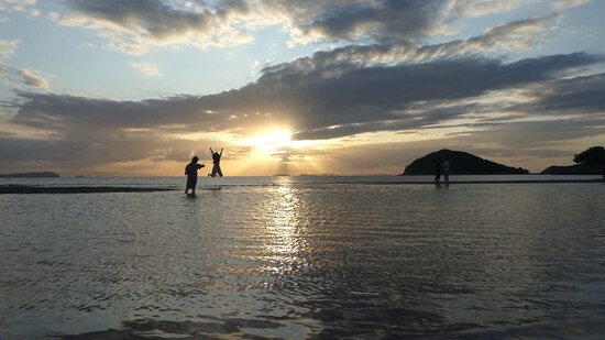 父母ヶ浜,絶景,リフレクション,日本のウユニ塩湖,香川県