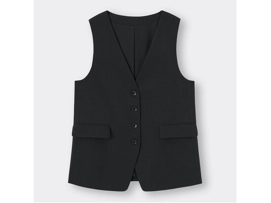 ジーユー　ノーカラーベスト　2990円（税込）