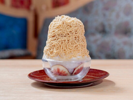 やまえ栗のモンブランかき氷（税込2500円）（提供画像）