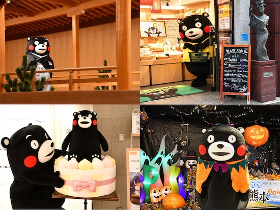 くまモン、10月は何していたの？ ©熊本県くまモン 2010