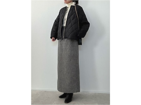 白タートルは顔を明るく見せつつ首もともあたたかくキープできて優秀　出典：WEAR