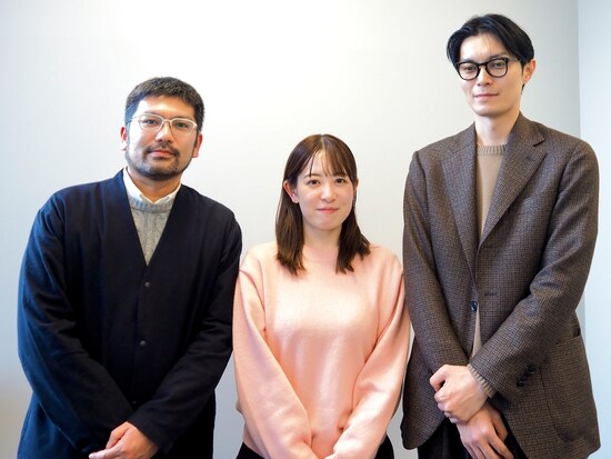 3人の開発スタッフ