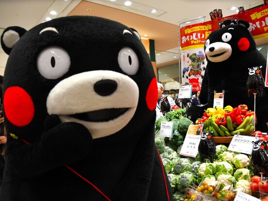 「くまもとあかいろフェア」＝1月27日、東京都渋谷区