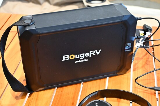 BougeRV JuiceGo（写真はBougeRV JuiceGo発表会にて）