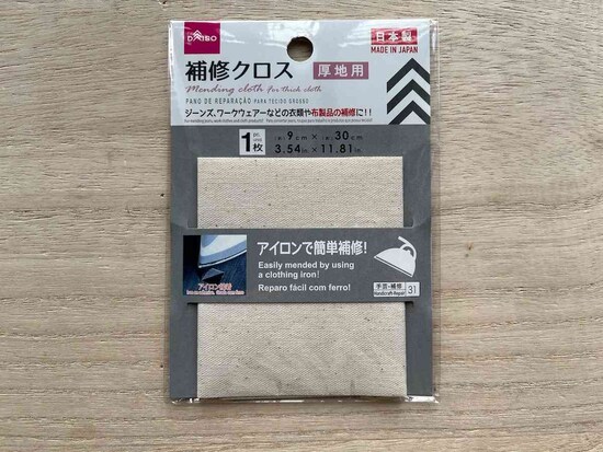 ダイソーの「補修クロス　厚地用」