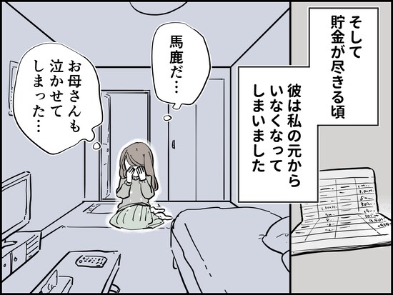 好きな男にすべてを貢いでしまった……
