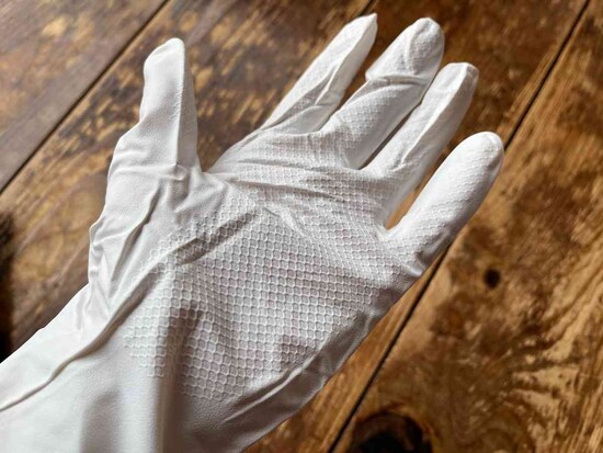 ドライタッチなので着脱もしやすい