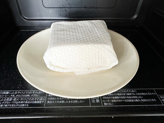 電子レンジを使った豆腐の水切り