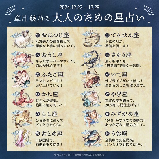 章月綾乃からあなたへ送る今週のメッセージ
