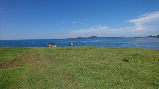 小値賀島の隣、班島にある玉石鼻
