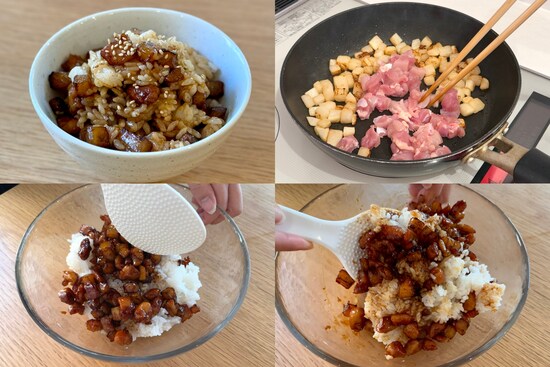 鶏大根の混ぜご飯