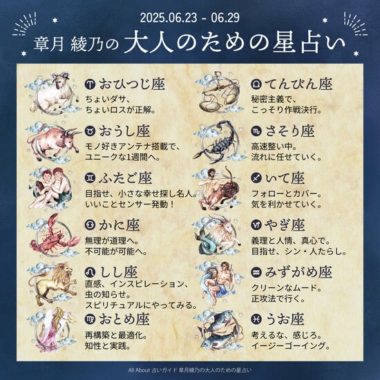 章月綾乃からあなたへ送る今週のメッセージ