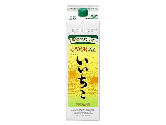 2位は「いいちこパック25度 1.8L」 ※画像：三和酒類 いいちこ 公式Webサイト