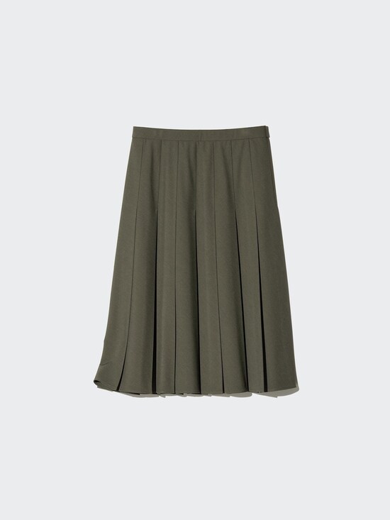 ユニクロ　ワイドプリーツミディスカート　3990円（税込）