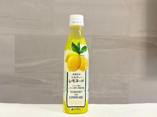 「成城石井 ソルティレモネード 350ml」 172円（税込）