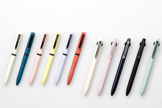 三菱鉛筆「ジェットストリーム プライム 回転繰り出し式3色ボールペン」「ジェットストリーム プライム 3色ボールペン」商品写真