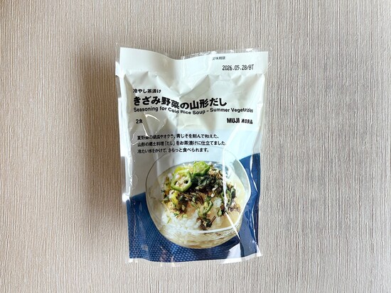 「冷やし茶漬け きざみ野菜の山形だし 2食」 390円（税込）