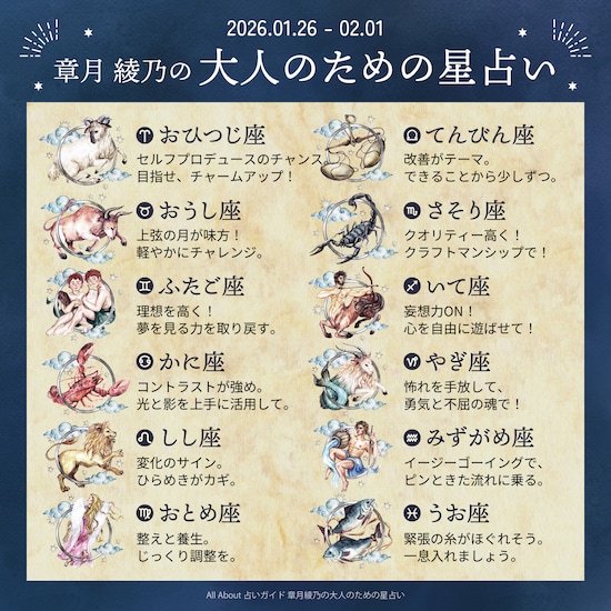 章月綾乃からあなたへ送る今週のメッセージ