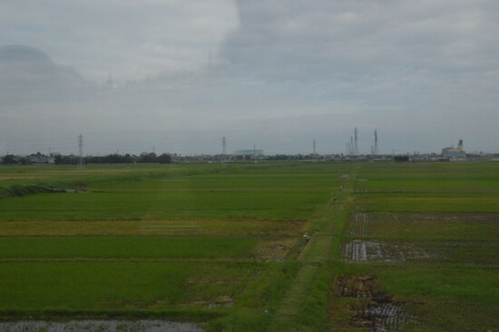 伊勢鉄道の車窓