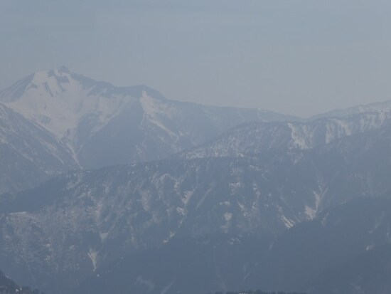 大観峰からの眺め（2）／鹿島槍ヶ岳