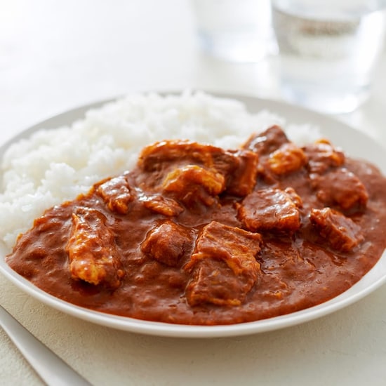 素材を生かした 牛ばら肉の大盛りカレー（画像出典：無印良品公式サイト）