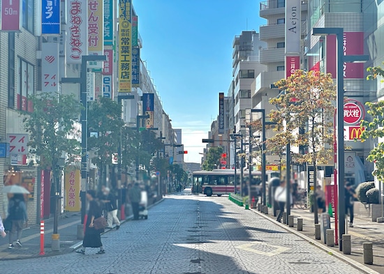 三鷹駅南口を象徴する風景