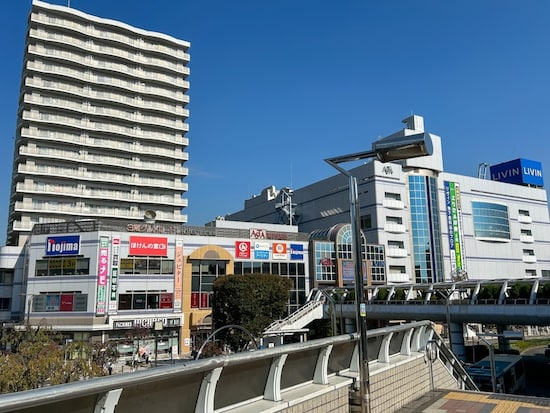 田無駅北口駅前は、マンションや商業施設が集積